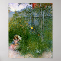 Brita in the Flowerbed Posters