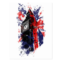 Britain Big Ben Post Card