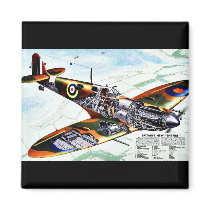 Britain's New Spitfire Refrigerator Magnet