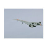 British Airways Concorde on final descent, Ottawa, Post Card