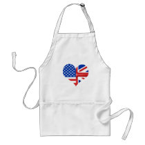 British American Heart Apron