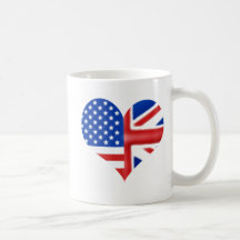 British American Heart Mug