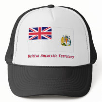 British Antarctic Territory Flag with Name