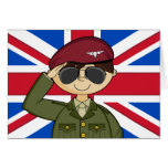 British Army Officer Card