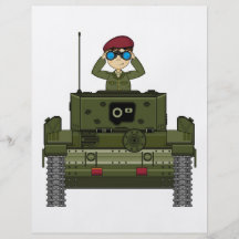 British Army Soldier in Tank Flyer
