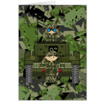 British Army Soldiers and Tank Card