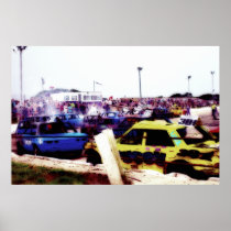 British Banger Racing Poster