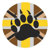 British Bear Pride Flag Sticker