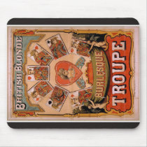 British Blonde Burlesque, 'Troupe' Retro Theatre Mouse Mat