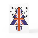British Christmas Tree cards