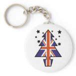 British Christmas Tree keychains