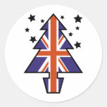 British Christmas Tree Sticker