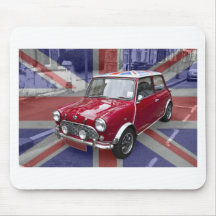 British Classic Mini car Mouse Pad