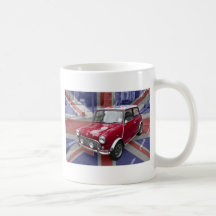 British Classic Mini car Mug