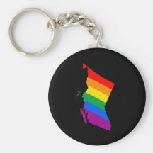 BRITISH COLUMBIA PRIDE KEY CHAINS