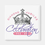 British Diamond Jubilee - Royal Souvenir Refrigerator Magnets