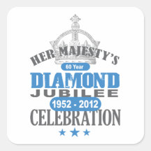 British Diamond Jubilee - Royal Souvenir Sticker