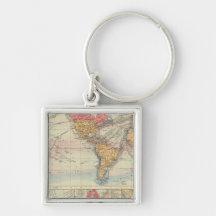 British Empire, routes, currents Key Chain