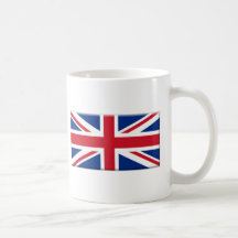 British Flag bevelled Coffee Mug