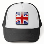British Flag Button hats