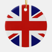 British flag christmas ornament