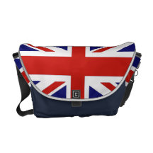 British flag messenger bags