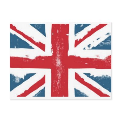 British Flag Postcard by Amerious