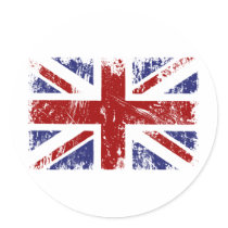 British Flag Punk Grunge stickers