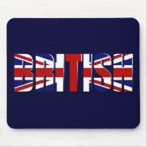 British flag United Kingdom England Wales Scotland Mousepads
