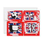 BRITISH FOOTBALL HEROES 4 telly Logo invitations