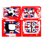 BRITISH FOOTBALL HEROES 4 telly Logo Custom Invitations