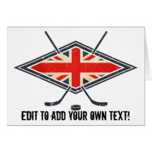 British Ice Hockey Flag Cards