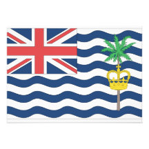 British Indian Ocean Territories Flag Custom Invitations