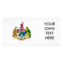 British Indian Ocean Territory Coat of Arms Customized Photo Card