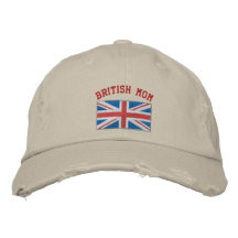 British Mum embroidered hat