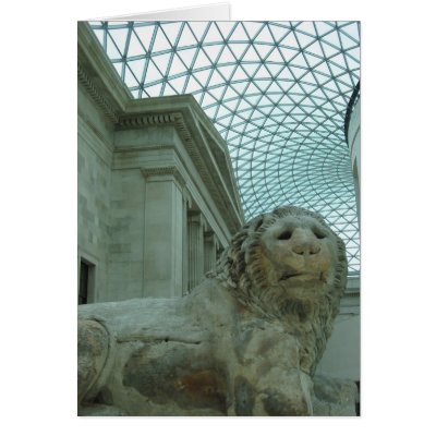 british museum greeting card by cardart