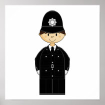 British Policeman Canvas Print