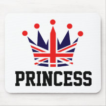 British Princess Crown Mousepads