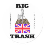 British Rig Trash,Oil Field Trash,North Sea,Oil stickers