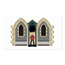 British Royal Guard Bookmark Business Card Template