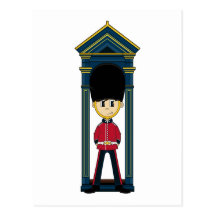 British Royal Guard Postcard