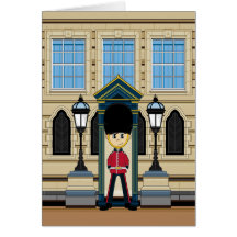 British Royal Palace Guards Card
