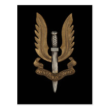 British SAS Postcard