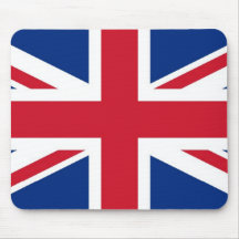 British - UK - Great Britain - Union Jack flag Mouse Mat