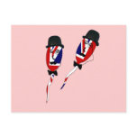 British Union Jack sperm postcards