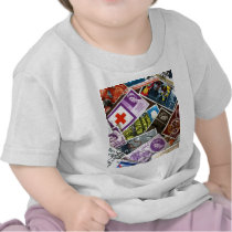 British Vintage Stamps Infant Tee Shirt
