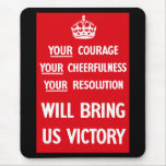 British WW2 Propaganda Mouse Pad