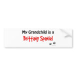 Brittany Grandchild bumper stickers