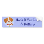 Brittany In Light Blue Oval bumper stickers