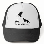 Brittany Spanial and Falconry hats